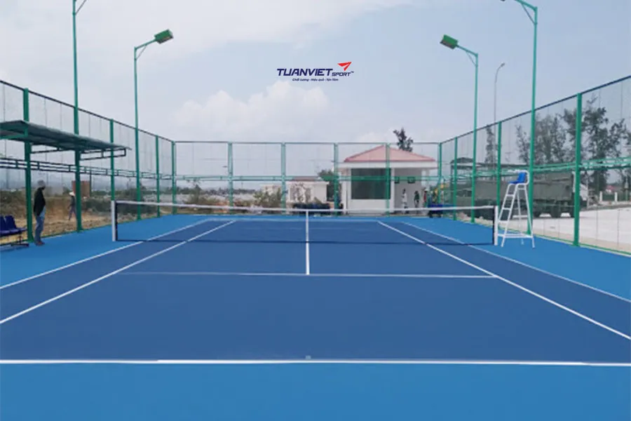 Quy trình thi công sân Tennis chuyên nghiệp