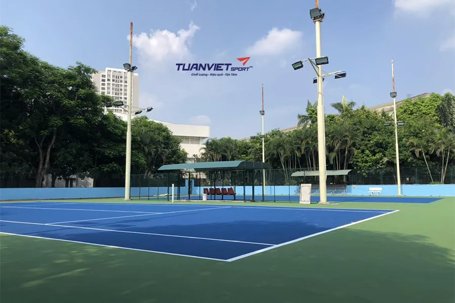Thi công sân tennis: Báo giá, chi phí xây dựng và hướng dẫn chi tiết 2025