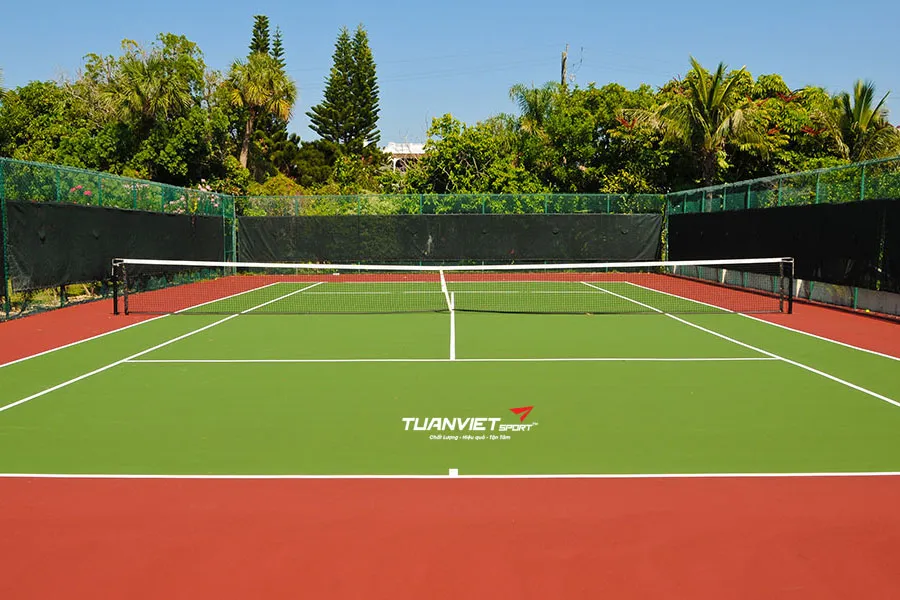 Top thiết bị thi công sân tennis cho công trình chuẩn quốc tế