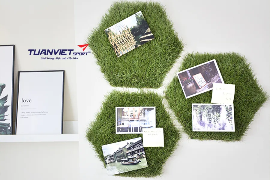 Cách cắt tạo hình cỏ nhân tạo Noel đơn giản mà đẹp mắt