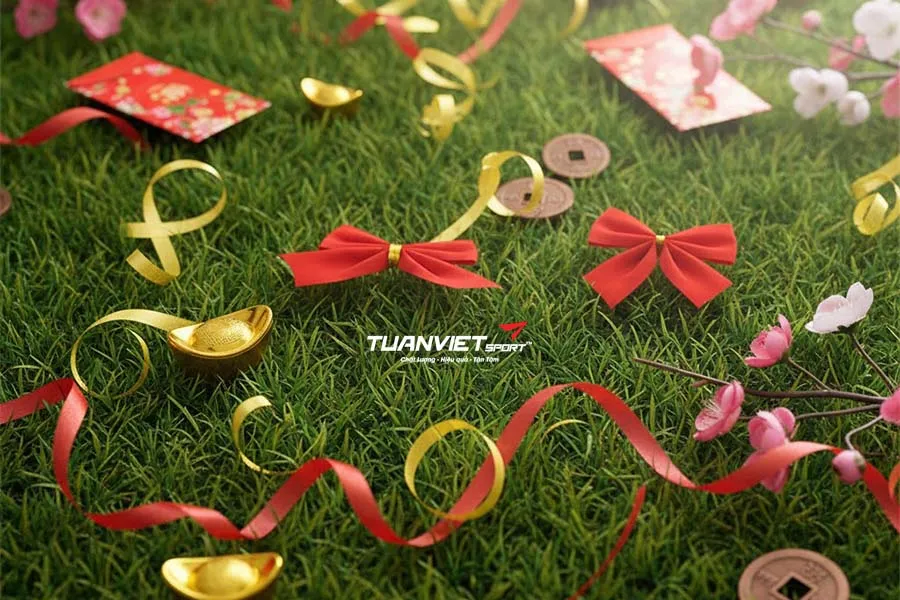 Cập nhật gi&aacute; cỏ nh&acirc;n tạo trang tr&iacute; Tết 2025 v&agrave; gợi &yacute; trang tr&iacute; thực tế