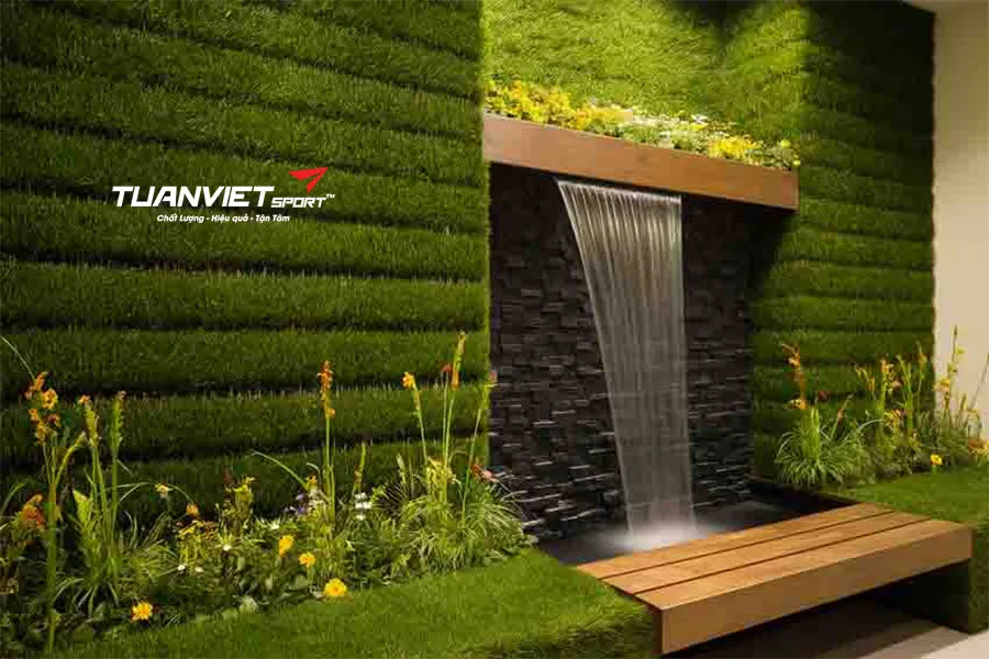 Phong cách trang trí Giáng sinh thân thiện môi trường với cỏ nhân tạo