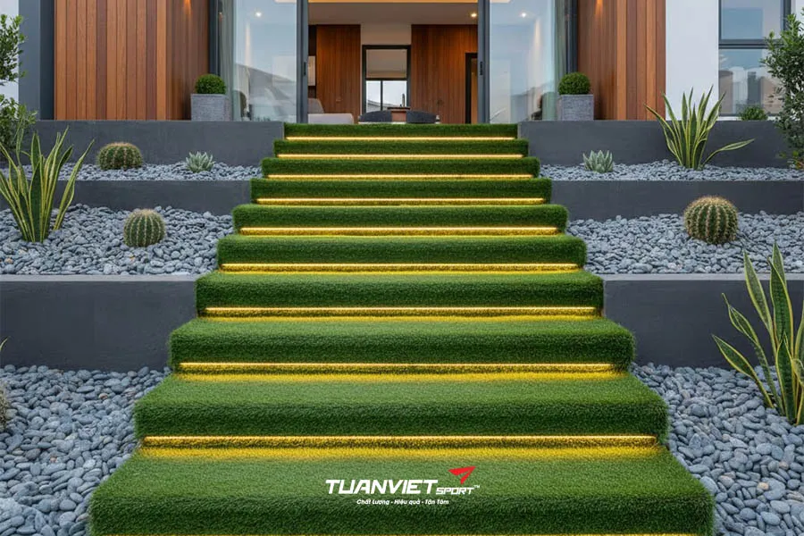 Top 15 &Yacute; Tưởng Trang Tr&iacute; S&acirc;n Vườn Đ&oacute;n Tết Bằng Cỏ Nh&acirc;n Tạo