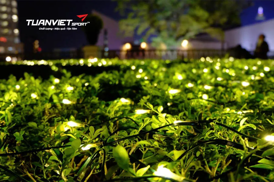 Ý tưởng trang trí sân cỏ nhân tạo đón Giáng sinh ấm áp và độc đáo