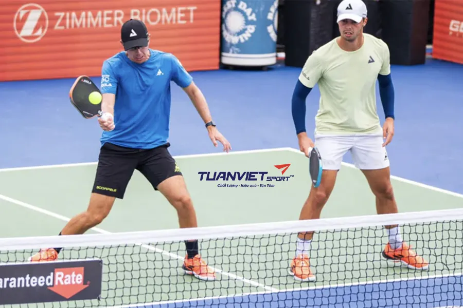 6 bài tập pickleball 2 người giúp nâng cao kỹ năng nhanh chóng