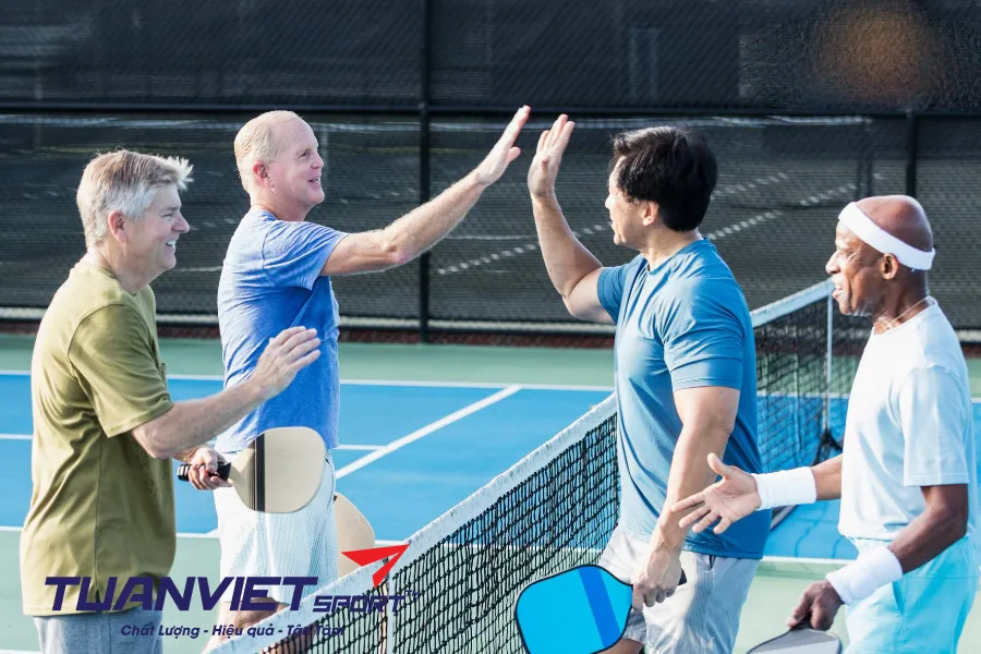 Các bài tập pickleball phối hợp nhóm hiệu quả