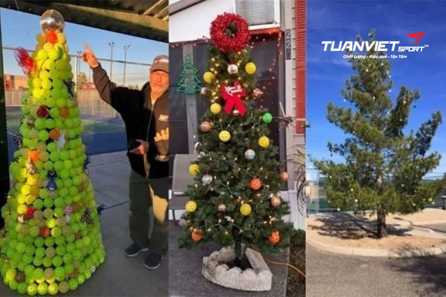 Cách biến bóng và vợt Pickleball thành đồ trang trí mùa lễ hội