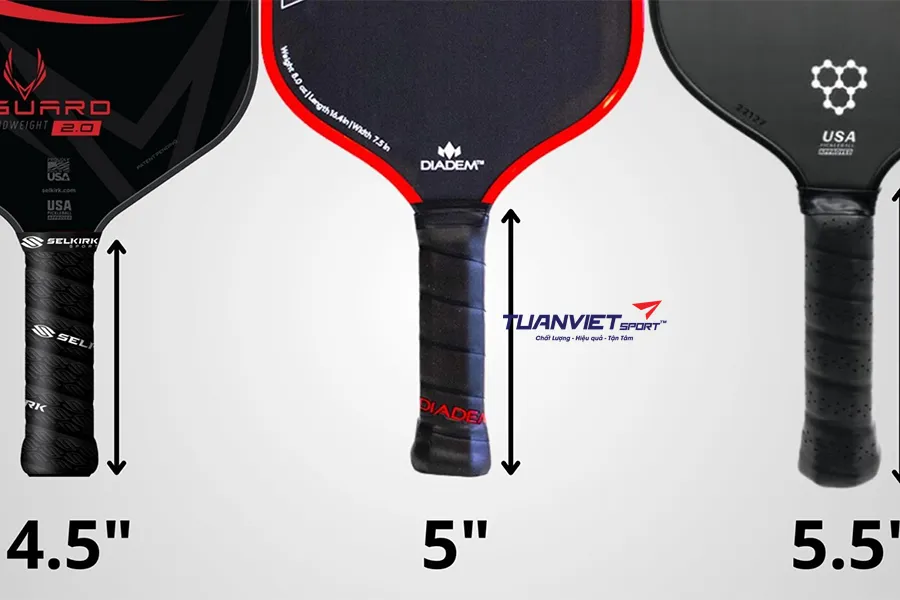 Cách chọn kích thước cán vợt Pickleball phù hợp
