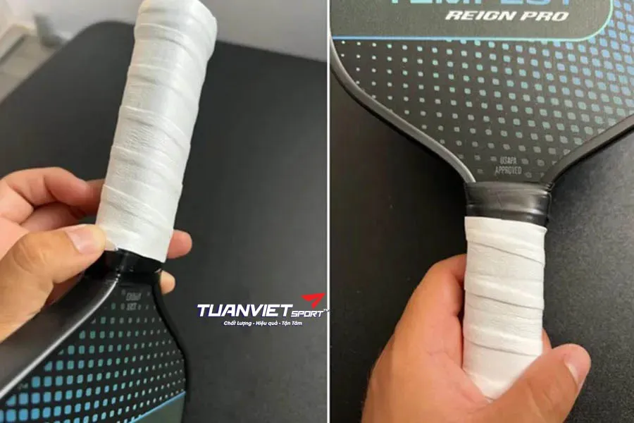 Hướng dẫn chọn và quấn grip vợt pickleball: Bí quyết tối ưu cảm giác cầm