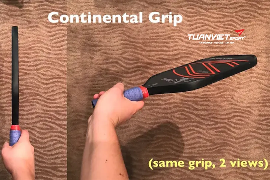 So sánh Continental Grip và Eastern Grip: Cách cầm vợt nào giúp bạn chơi Pickleball tốt hơn?