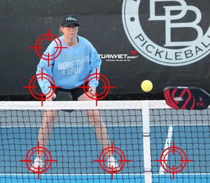 Top 5 điểm rơi tấn công hiệu quả nhất giúp bạn ghi điểm pickleball