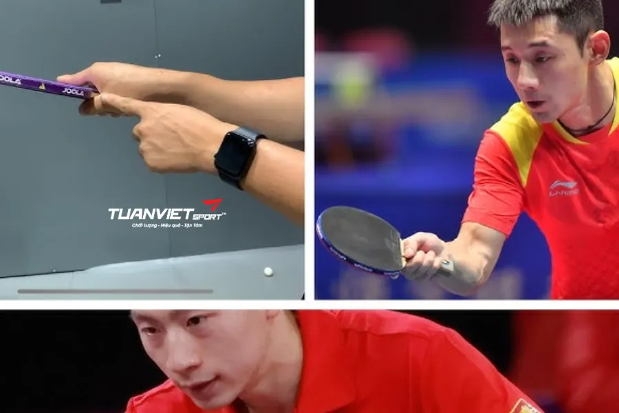 C&aacute;ch cầm vợt b&oacute;ng b&agrave;n đ&uacute;ng kỹ thuật (Shakehand & Penhold) &ndash; Nền tảng của c&aacute;ch chơi b&oacute;ng b&agrave;n