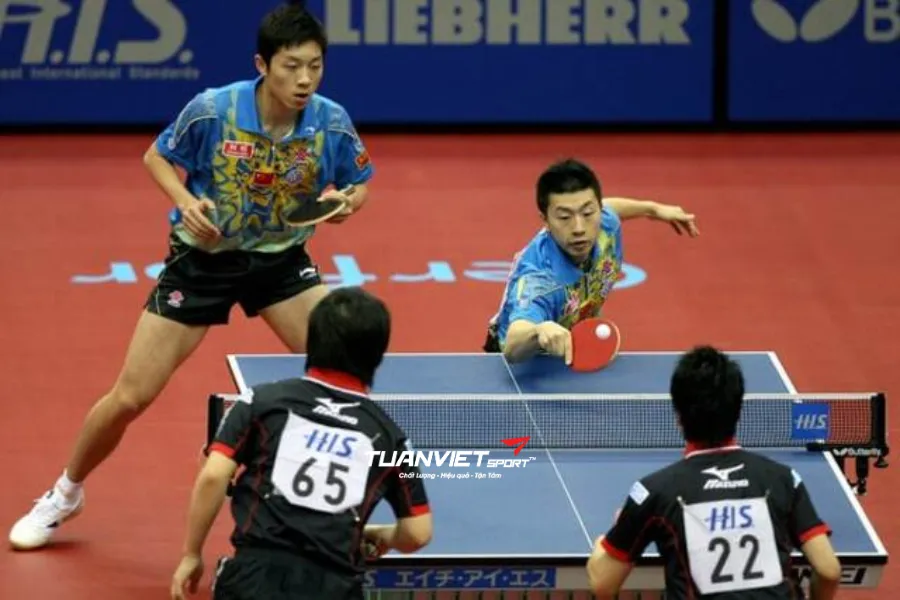 Cập nhật luật bóng bàn đôi theo tiêu chuẩn thi đấu 2026