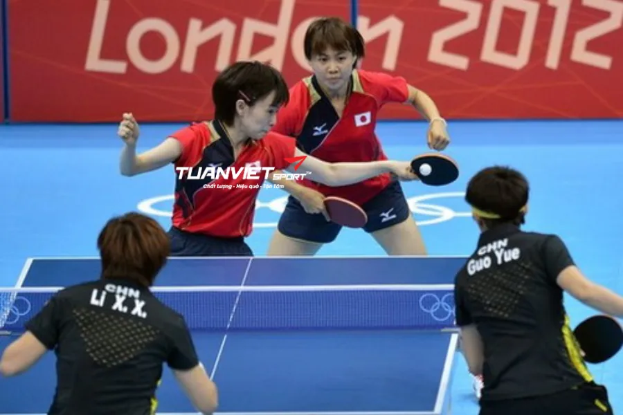 Cập nhật luật bóng bàn đôi theo tiêu chuẩn thi đấu 2026