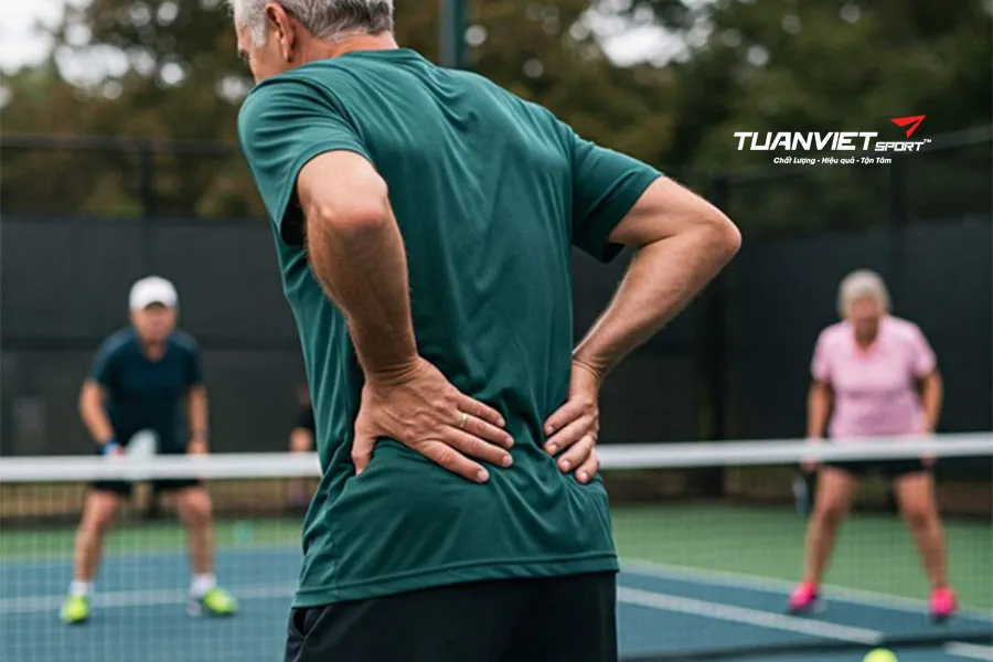 Đau lưng dưới khi chơi Pickleball: Nguyên nhân, cách điều trị và phòng ngừa