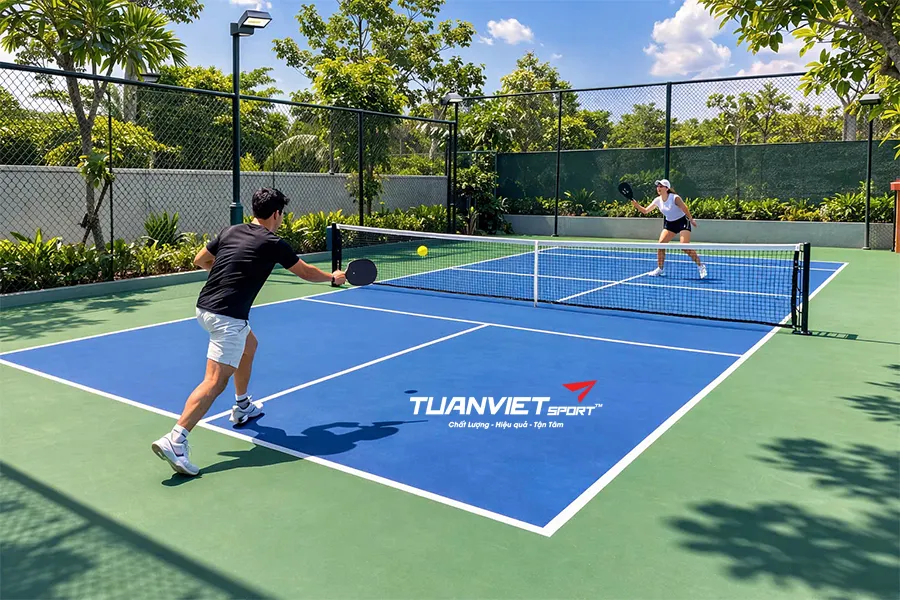 Chiến thuật thoát bẫy và lật ngược thế cờ khi bị ép sâu cuối sân trong Pickleball