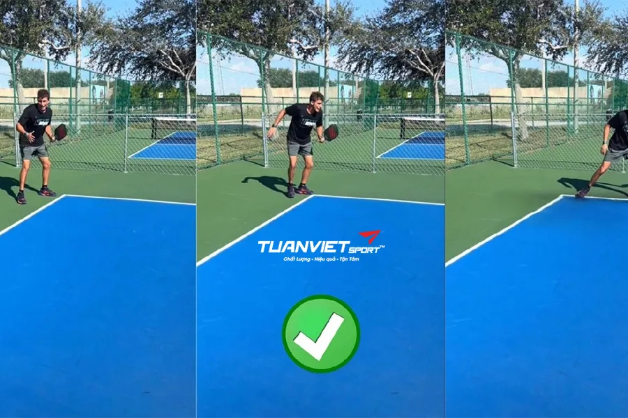 Chiến thuật thoát bẫy và lật ngược thế cờ khi bị ép sâu cuối sân trong Pickleball