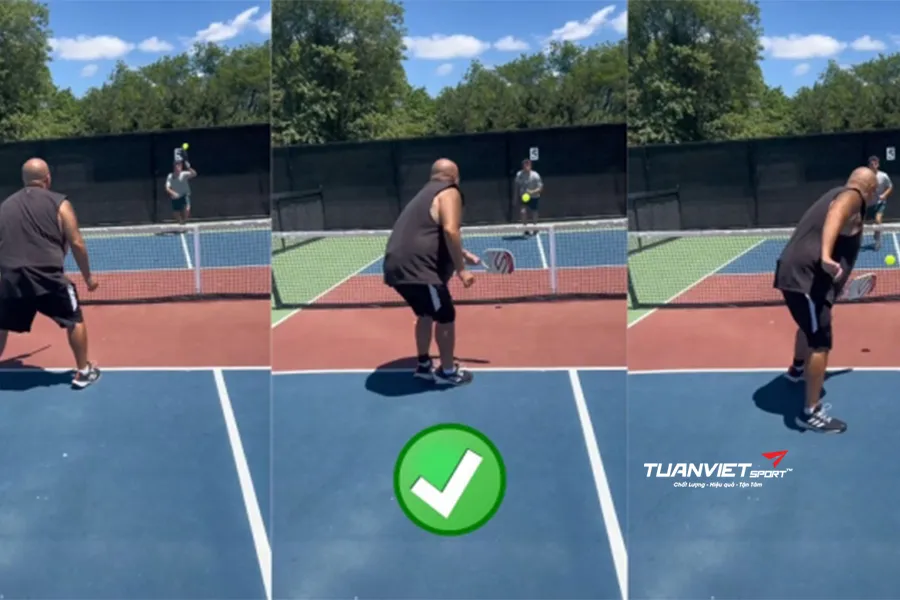 Chiến thuật Shake N Bake trong Pickleball đôi và cách thực hiện