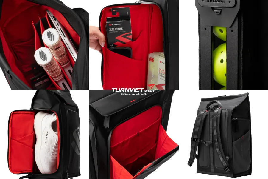 Review tổng hợp các mẫu balo và túi Pickleball Selkirk chính hãng