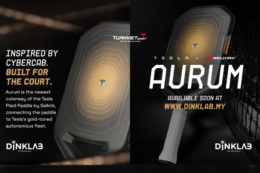 Review vợt Pickleball Selkirk Tesla Aurum