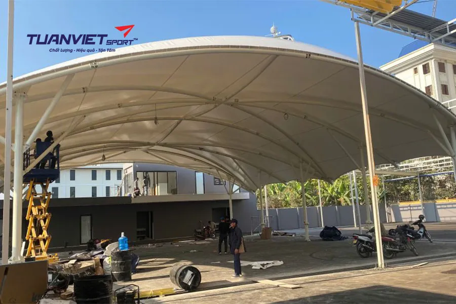 Thiết Kế Thi Công Mái Che Sân Pickleball Đạt Chuẩn 2025