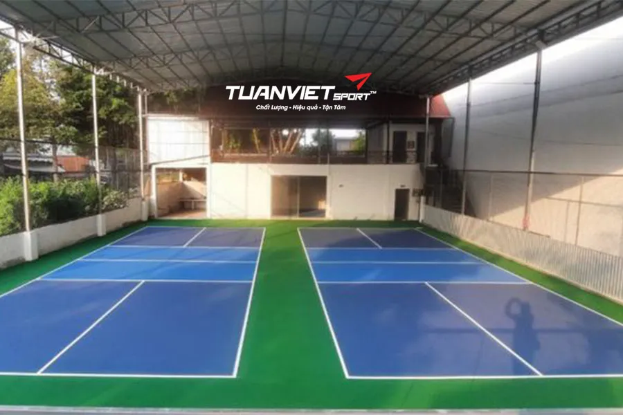 Tổng hợp vật liệu cần thiết để thi c&ocirc;ng s&acirc;n Pickleball