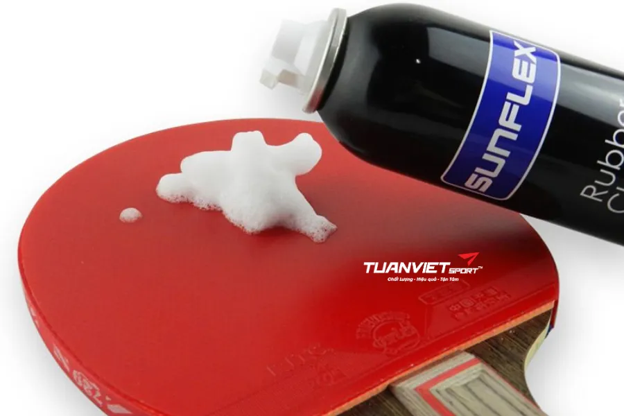 Top phụ kiện bảo quản vợt bóng bàn giúp bền đẹp, kéo dài tuổi thọ - Dung dịch vệ sinh mặt vợt chuyên dụng