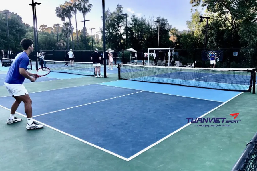 Sân pickleball tiêu chuẩn có thể dùng để chơi TYPTI