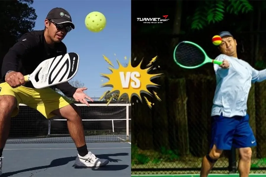 TYPTI với Pickleball: Khác nhau ở vợt, bóng, luật, tiếng ồn và lối chơi