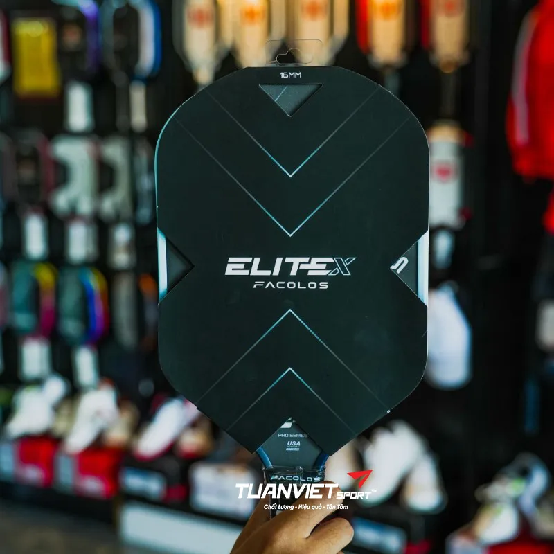 Facolos Elite X Màu Xanh Nhạt- So Sánh Chi Tiết Vợt Pickleball Facolos Pro Series Hybrid SE 2.0 và Elite X