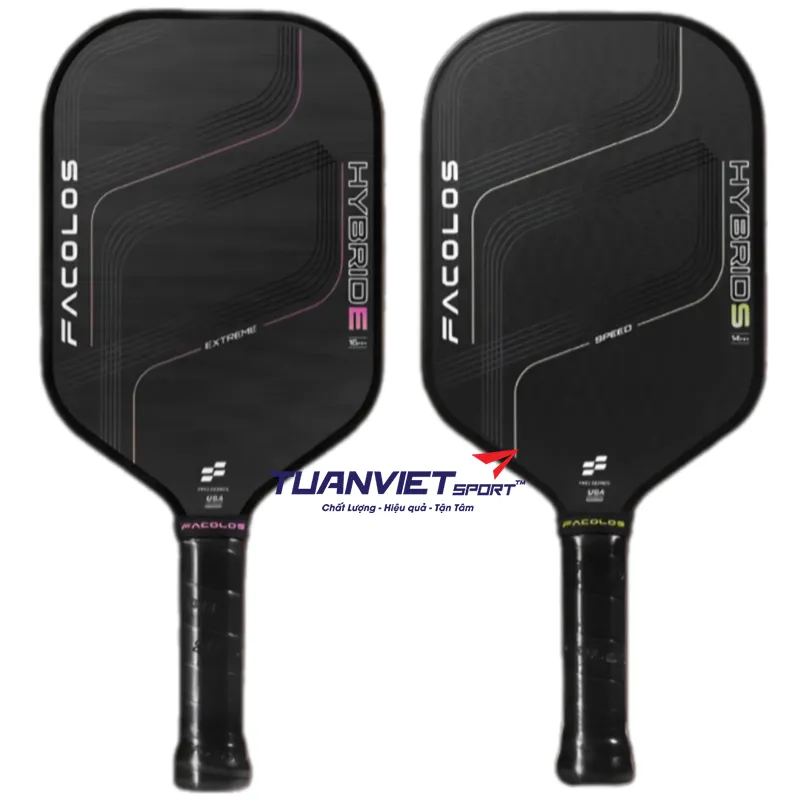 So Sánh Chi Tiết Vợt Pickleball Facolos Pro Series Hybrid SE 2.0 và Elite X