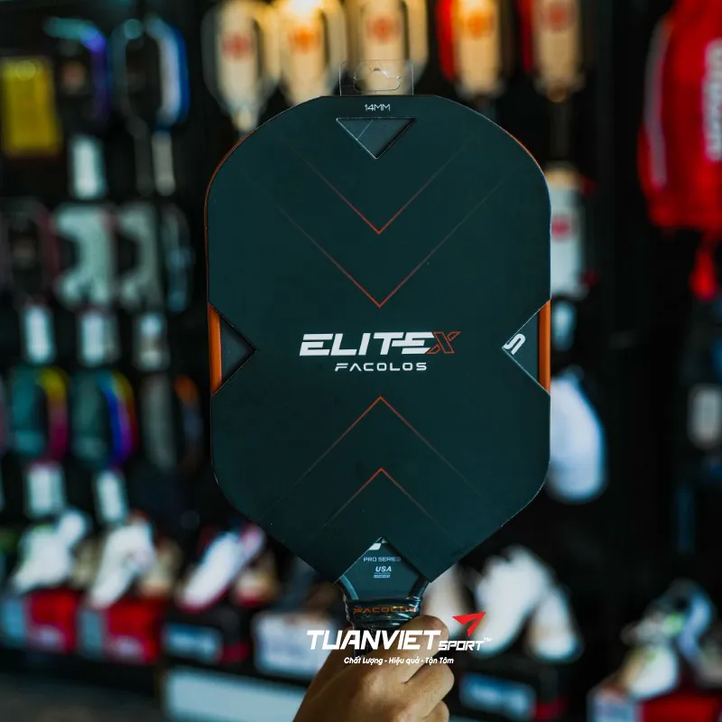 Facolos Elite X Màu Cam - So Sánh Chi Tiết Vợt Pickleball Facolos Pro Series Hybrid SE 2.0 và Elite X