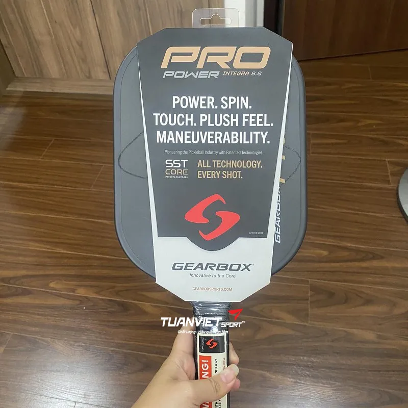 Vợt Pickleball Gearbox Pro Power Integra™ - Top 5 Mẫu Vợt Pickleball Bán Chạy Nhất Của Hãng Gearbox Năm 2025