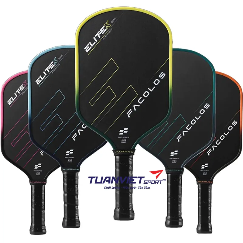 Vợt Pickleball Facolos Elite X - Top 5 vợt Pickleball thương hiệu Việt được người chơi Tennis tin dùng khi chuyển sang