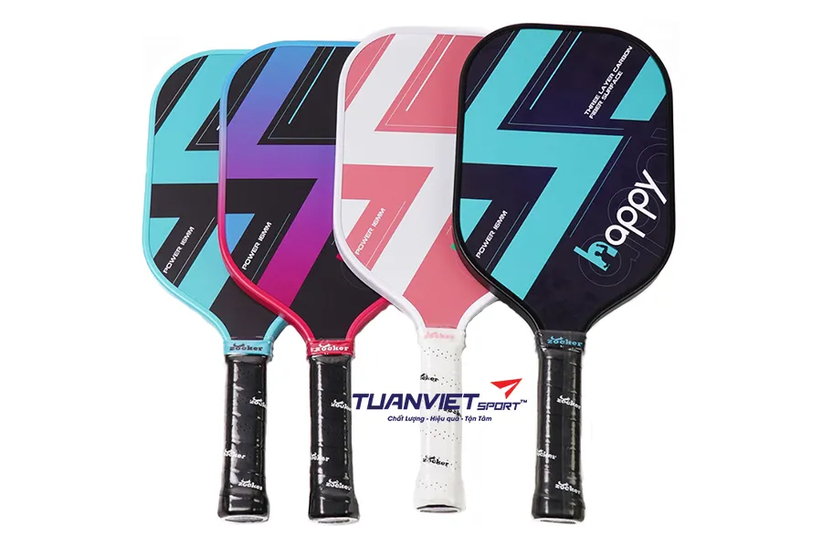 Vợt Pickleball Zocker Happy HP1 - Top Các Mẫu Vợt Pickleball Giá Rẻ Cho Người Mới Tập Chơi