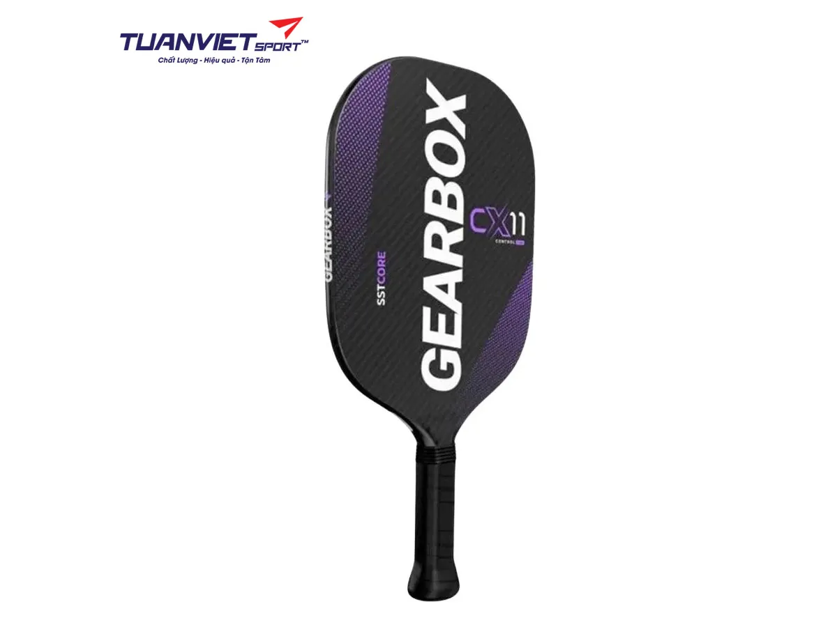 Vợt Pickleball Gearbox CX11 Quad Control - Purple - 7.8oz Chính Hãng