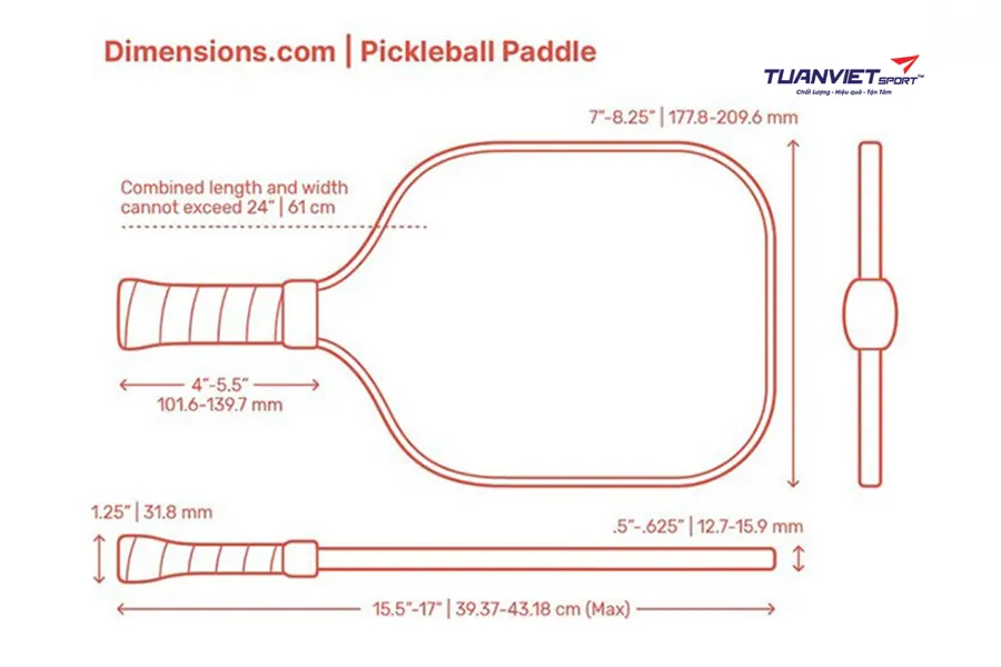 Cách chọn vợt pickleball phù hợp 10 yếu tố giúp cải thiện hiệu suất chơi