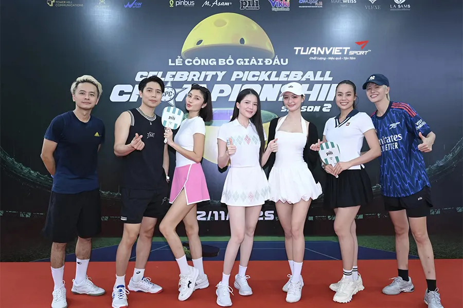 Celebrity Pickleball Championship mùa 2 với sự tham gia 60 nghệ sĩ đình đám