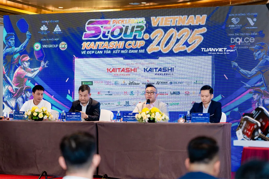 Chính thức khởi động S-tour Pickleball Vietnam 2025 giải đấu giao thoa thể thao văn hóa và du lịch