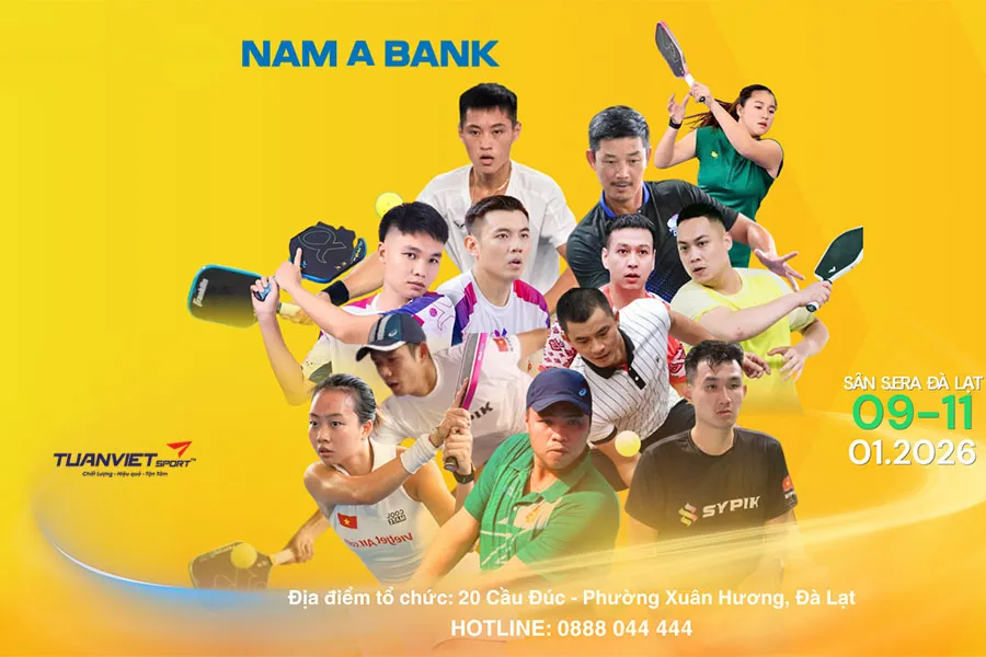 Ch&iacute;nh thức lộ diện giải Pickleball Nam A Bank Cup 2026
