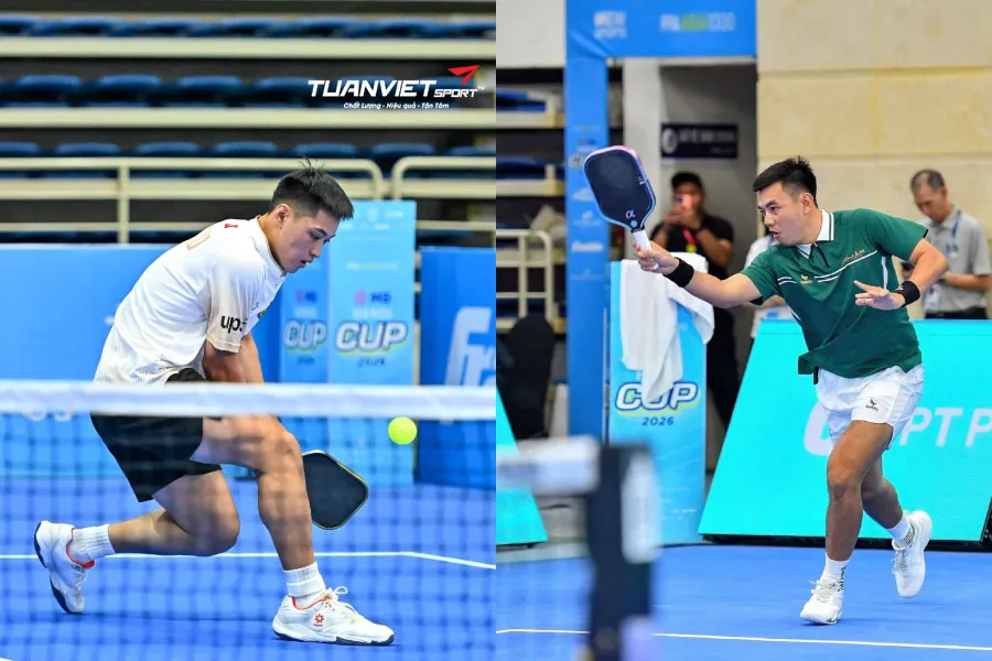 Chung kết pickleball Việt Nam tại PPA Tour Asia 2026 Ho&agrave;ng Nam đối đầu Vinh Hiển
