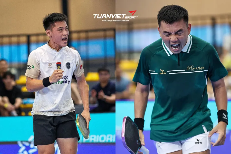 Chung kết pickleball Việt Nam tại PPA Tour Asia 2026 Ho&agrave;ng Nam đối đầu Vinh Hiển