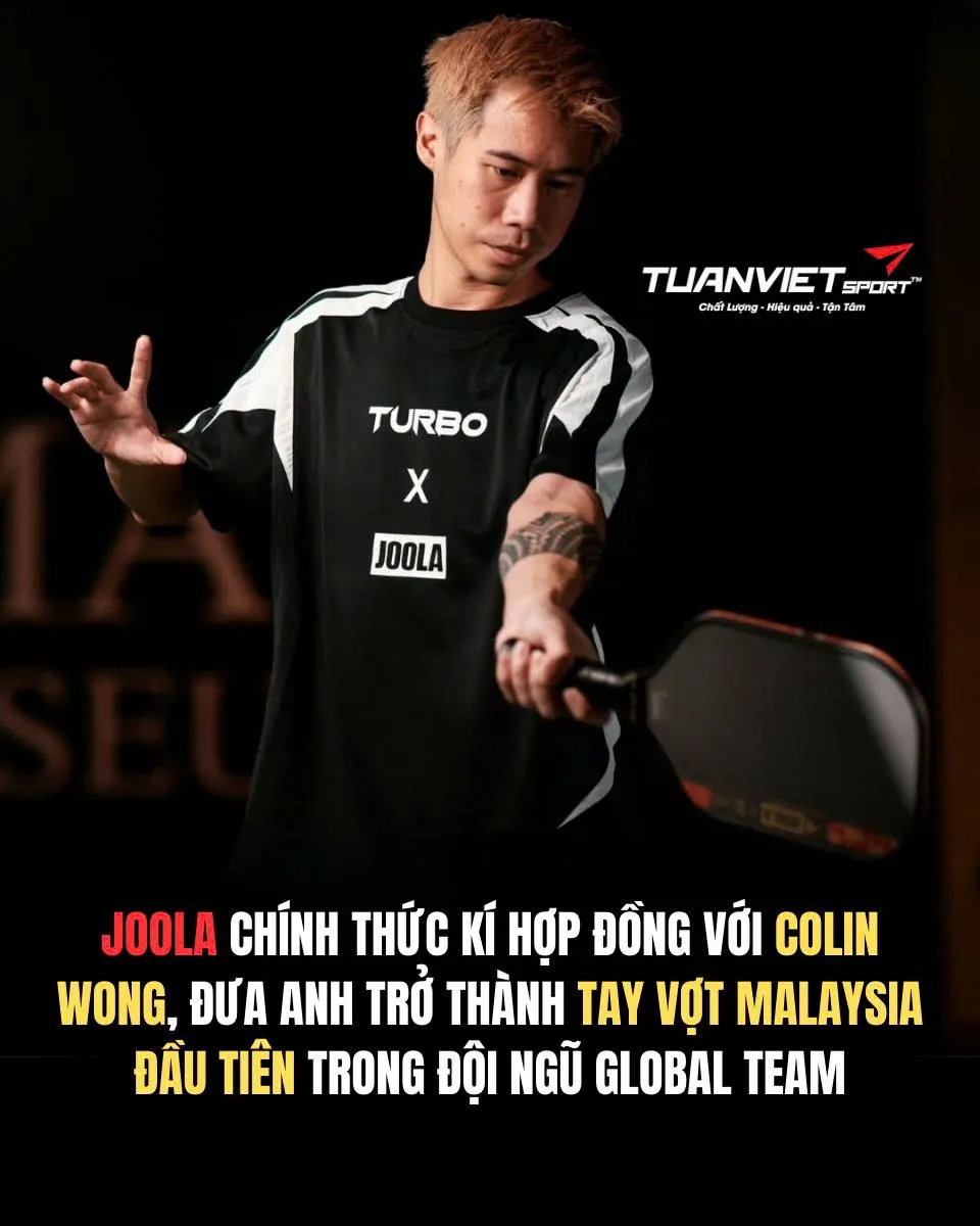 Colin Wong gia nhập JOOLA Pickleball và bước tiến mới của pickleball Malaysia