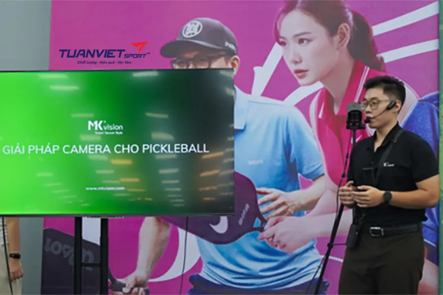 Công nghệ VAR MK Vision lần đầu xuất hiện tại giải Pickleball VTV AO Smith Open 2025