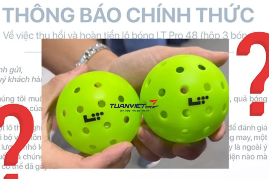 Drama b&oacute;ng Pickleball LT Pro 48 về Việt Nam d&iacute;nh nghi vấn l&agrave;m giả v&agrave; k&eacute;m chất lượng