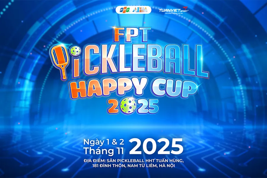 FPT Pickleball Happy Cup 2025: Giải đấu đầu ti&ecirc;n khuấy động cộng đồng FPT