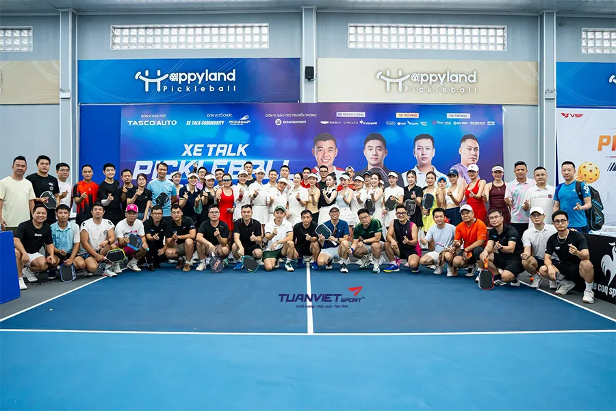 Giải đấu pickleball Xe Talk Cup 2026 cho l&atilde;nh đạo Tasco Auto