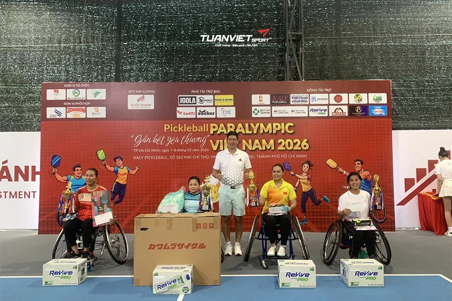 Giải Pickleball Paralympic Việt Nam 2026 thắp s&aacute;ng tinh thần thể thao vượt l&ecirc;n nghịch cảnh