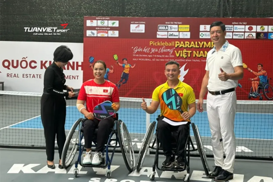 Giải Pickleball Paralympic Việt Nam 2026 thắp s&aacute;ng tinh thần thể thao vượt l&ecirc;n nghịch cảnh