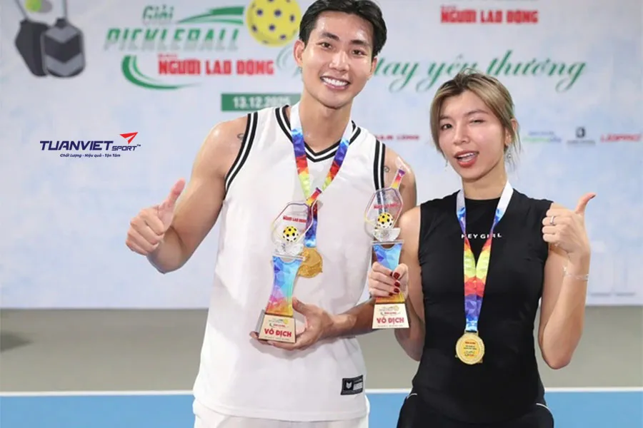 Giải Pickleball “Vòng tay yêu thương” Báo Người Lao Động 2025 khép lại đầy cảm xúc